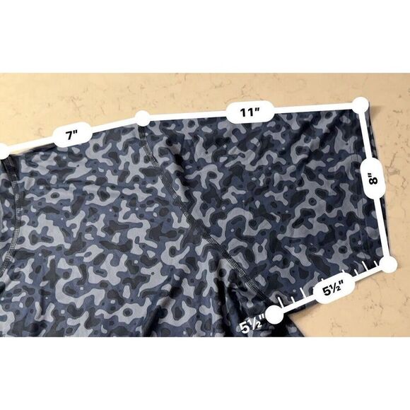 Dunning Golf Shirt Blue Camo QUEST Ventilated Mens Size XXL GOLF Fast Ship - Picture 8 of 15